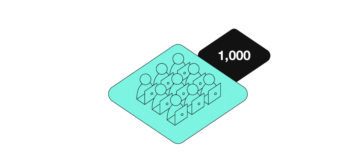 1,000 engineers