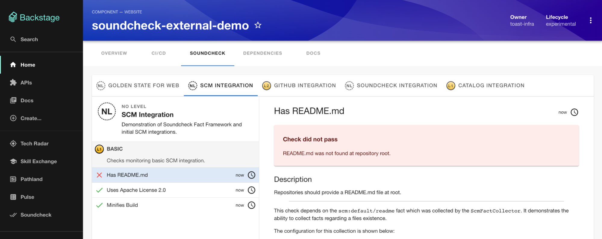 scm fact framework integration