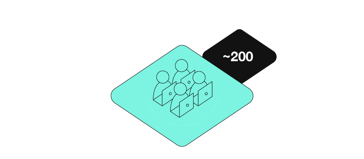 200 engineers